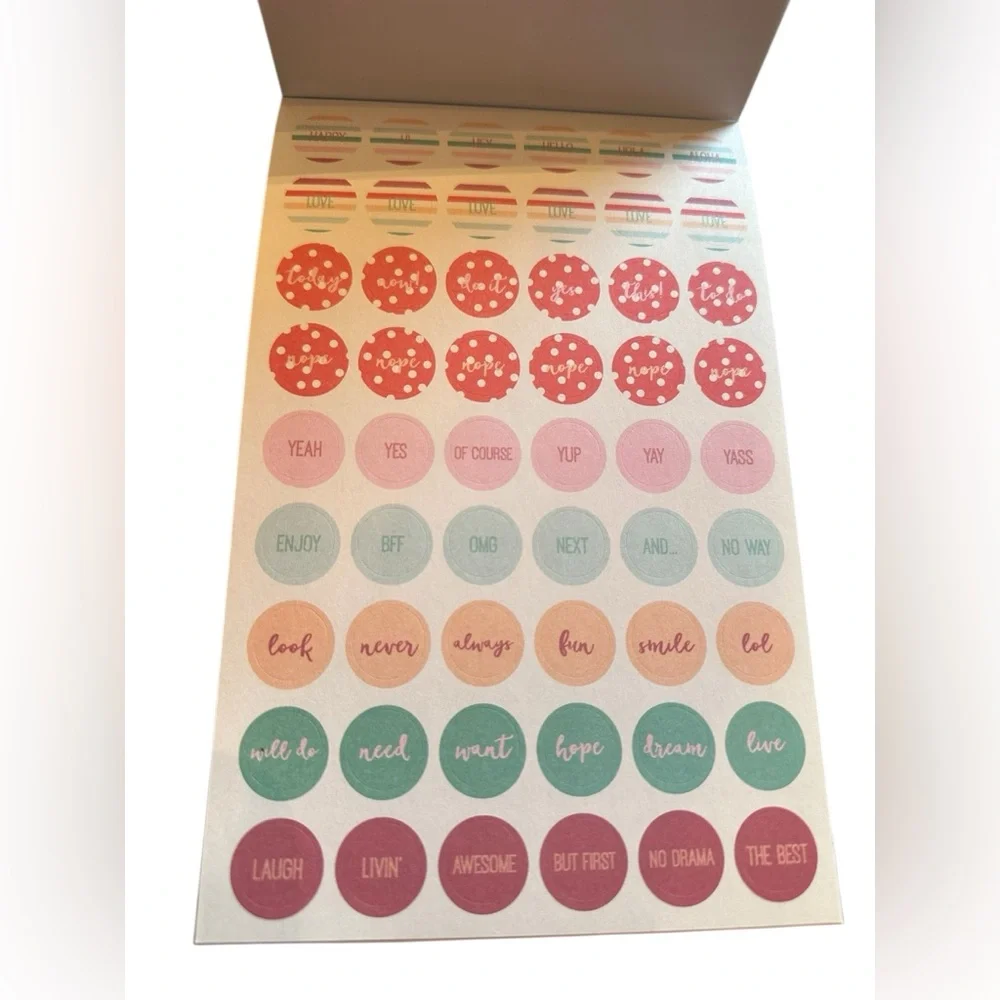 4/$20!! Pen+Gear 20 Page Planner Sticker Book